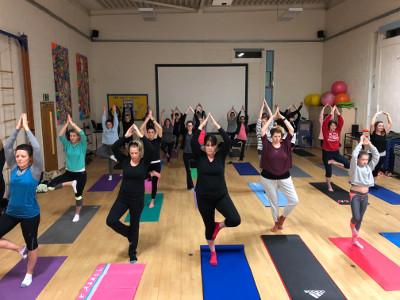 Image of yoga class